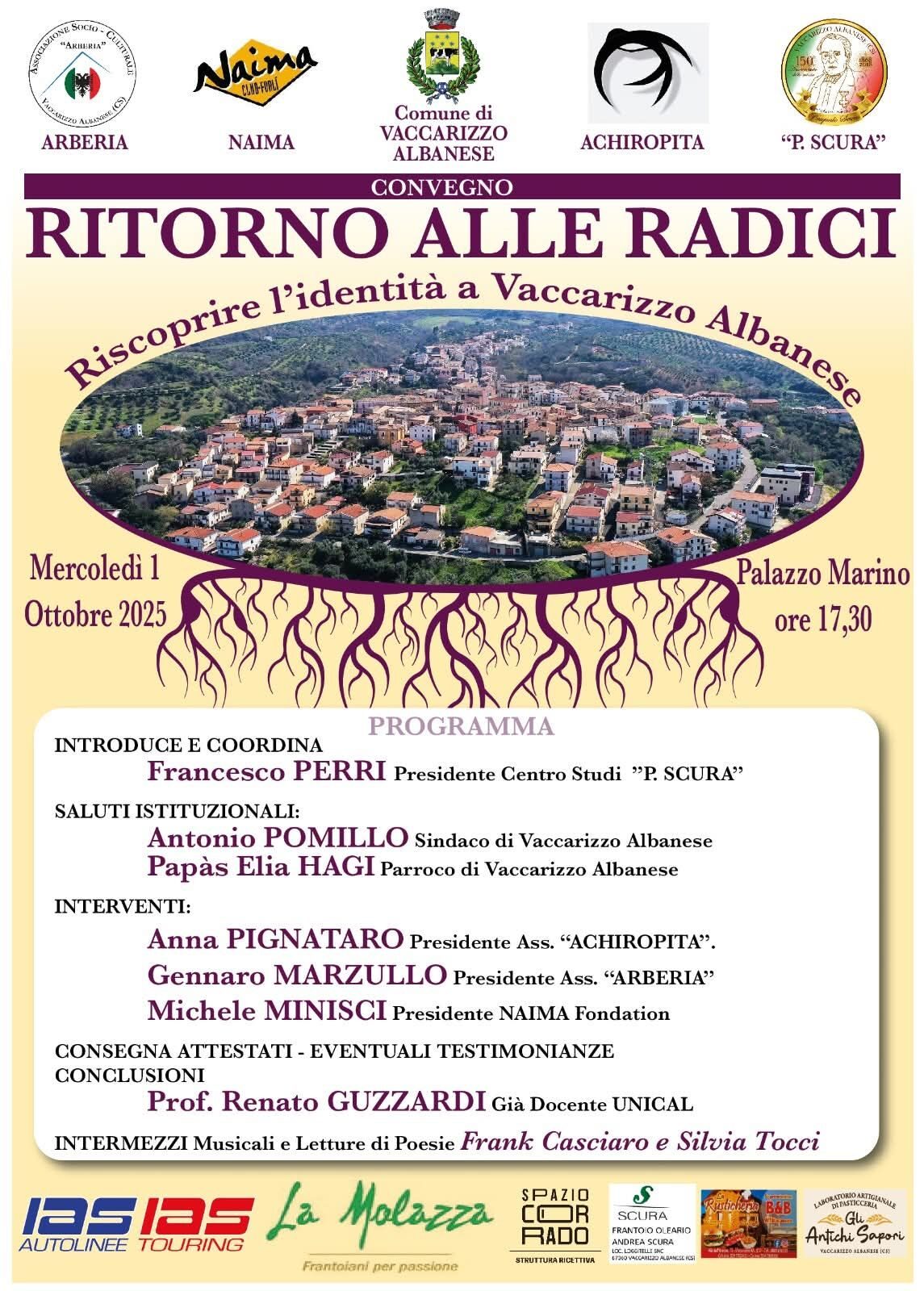 Locandina evento Ritorno alle radici